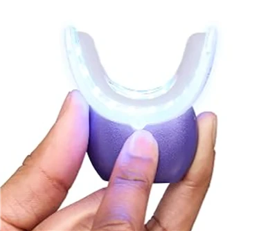 GMLSmile Ultra-Sensibilitat suau-Kit de blanquejament dental gratuït amb llum LED de 20-sense fils - Dents sensibles al gel, segur per a les genives i l'esmalt